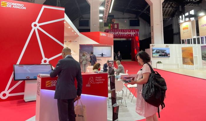 Stand de Aragón Plataforma Logística en el SIL Barcelona 2022