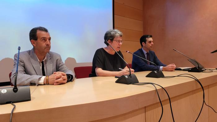 Inauguración de las jornadas por las que se abre el proceso participativo sobre el Pueblo Viejo de Belchite