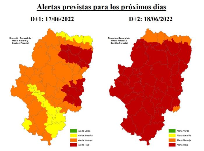 Previsión para los próximos días.