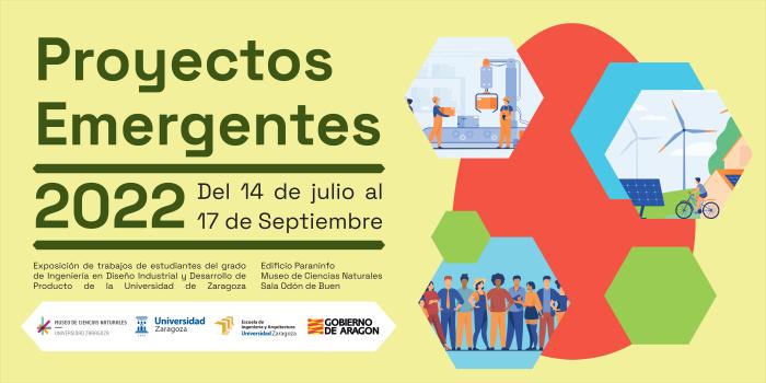 Cartel de la exposición temporal "Proyectos Emergentes"