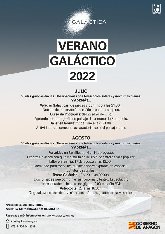 Estas son las actividades programadas a lo largo del verano.