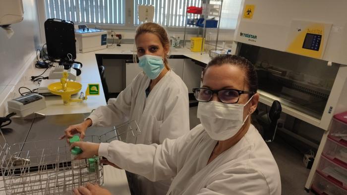 Trabajadoras del Banco de Leche de Aragón