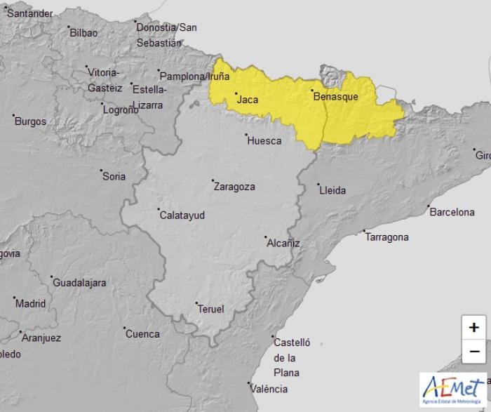 Aviso amarillo tormentas