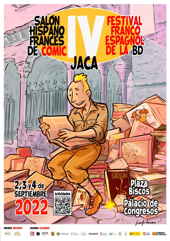 Cartel Salón del Cómic de Jaca 2022