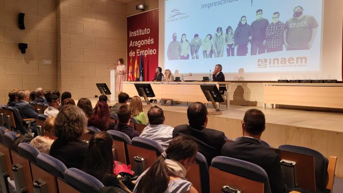 Acto del programa "Imprescindibles" en la sede de INAEM