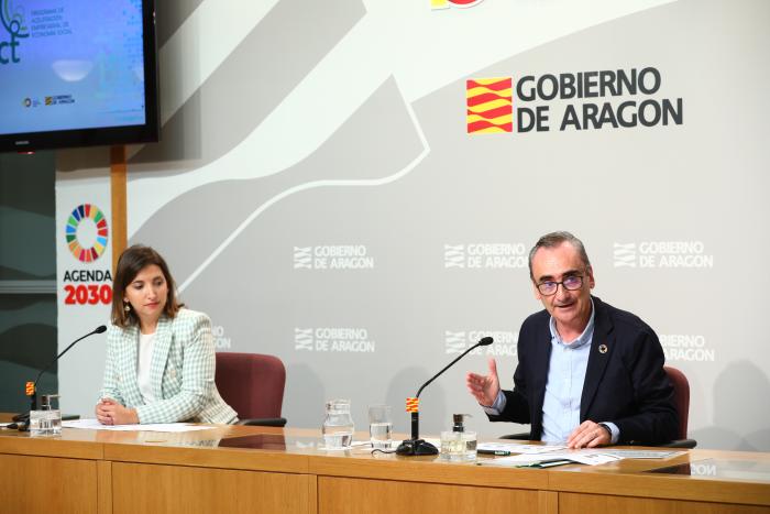 Presentación de nuevas medidas dentro del Plan Aragonés de Impulso a la Economía Social