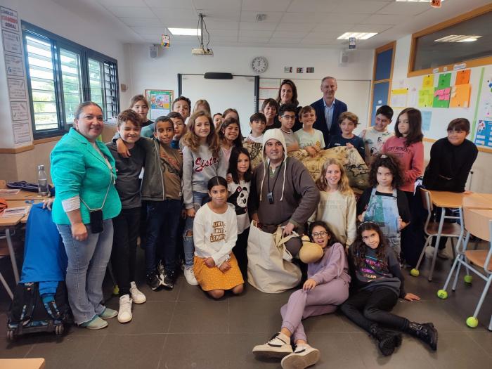 “Un almogávar en el aula” para conocer Aragón