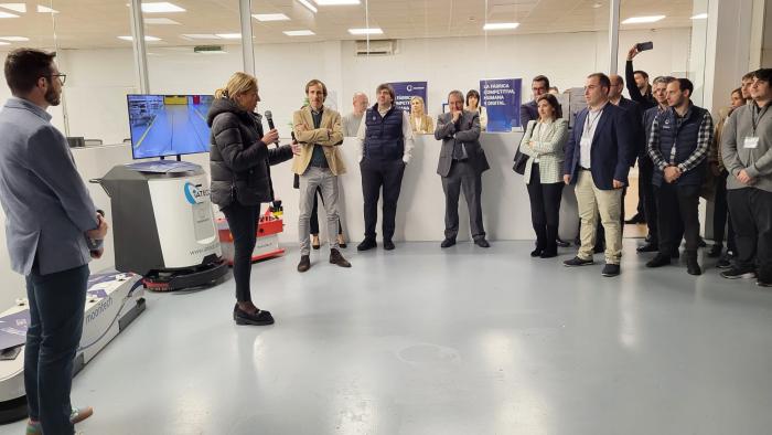 Marta Gastón en la inauguración de Moontech en CEEIARAGON