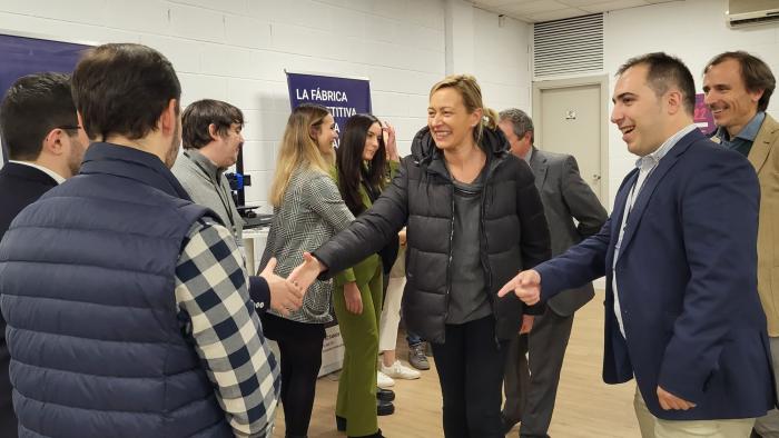 Marta Gastón en la inauguración de Moontech en CEEIARAGON