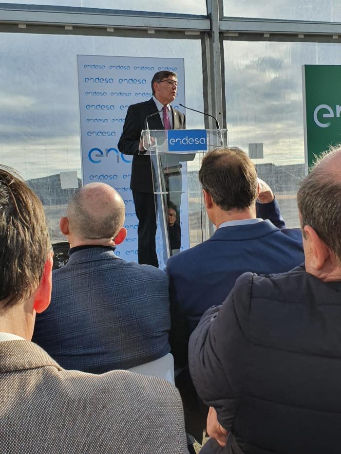 El Departamento de Industria, Competitividad y Desarrollo Empresarial del Gobierno de Aragón junto a Endesa han presentado en Andorra el plan de la empresa tras la adjudicación del concurso convocado por el Ministerio para la Transición Ecológica y el Ret