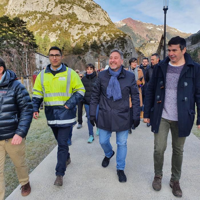 Apertura de la Explanada de los Arañones