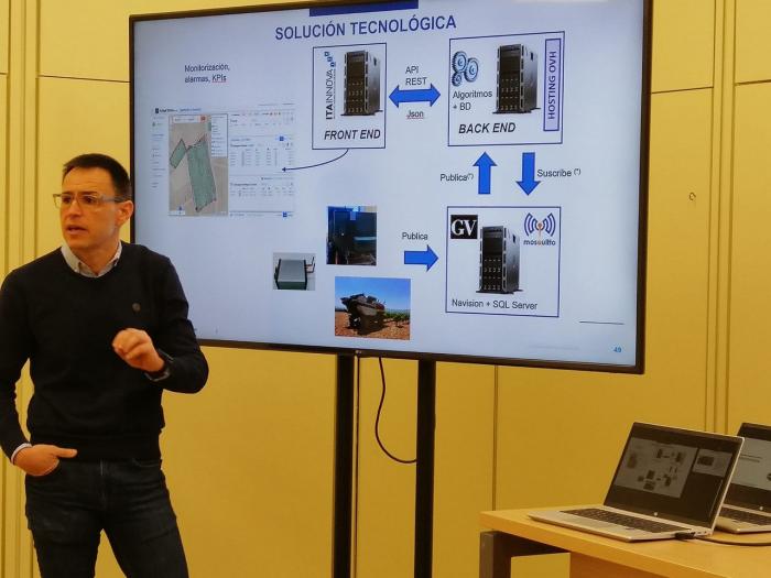 Presentación de ITAINNOVA en ENOMAQ.