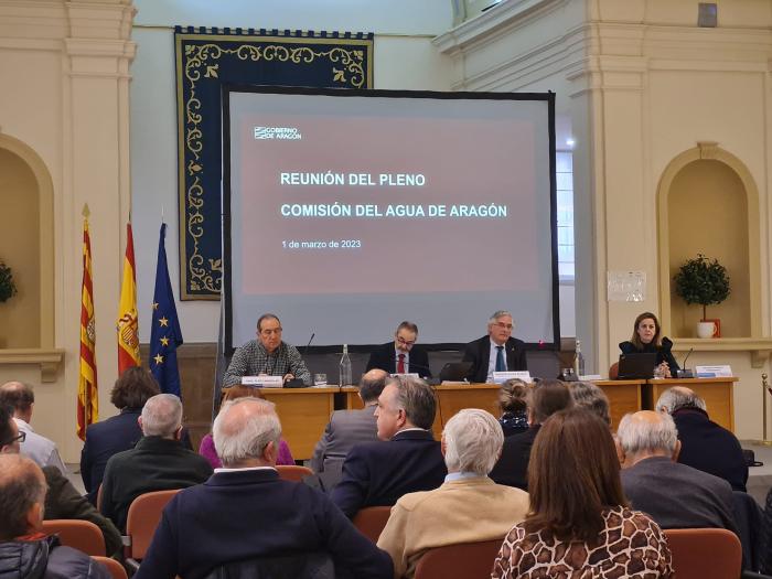 El consejero Olona ha presidido el Pleno de la Comisión del Agua.