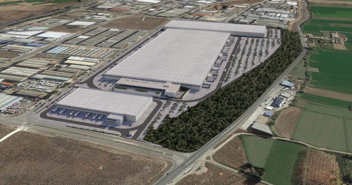 Nuevo centro de logística de Montepino en el solar de la antigua Universidad Laboral de Zaragoza