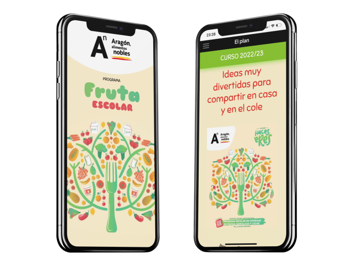 Los participantes pueden enviar sus imágenes a través de la App Fruta Escolar, disponible para IOS y Android