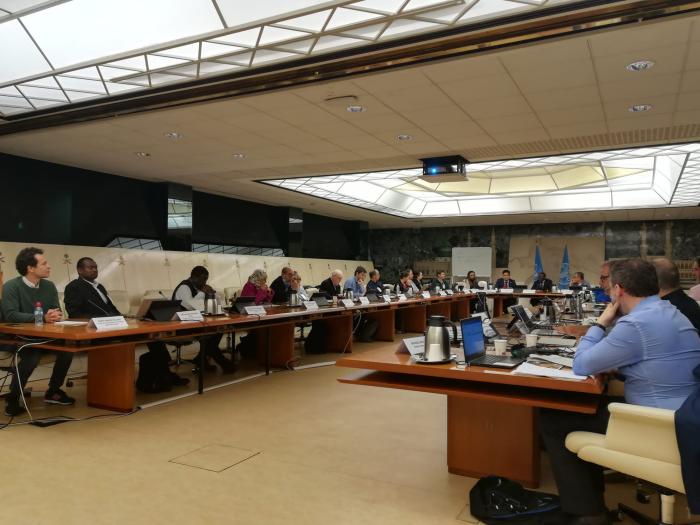 Foto de la reunión constitutiva en Roma.