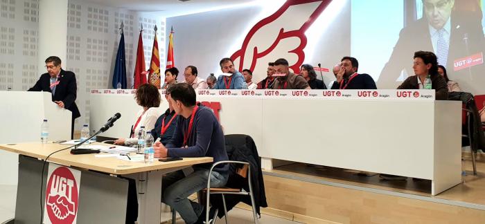 Aliaga y Gastón, en el Comité Regional de UGT