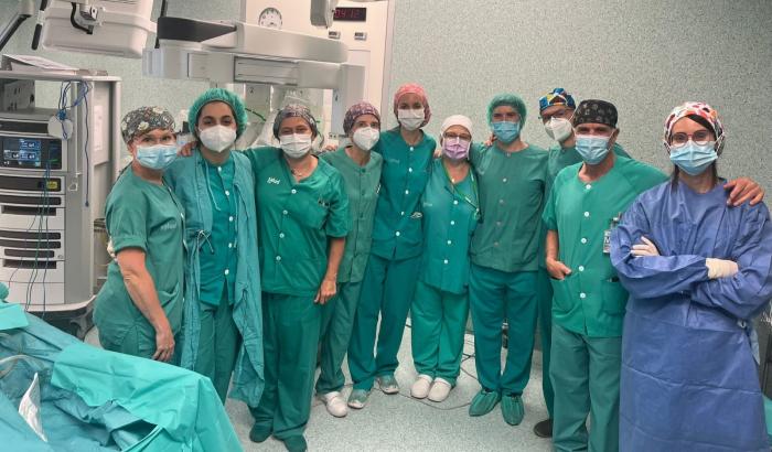 El equipo que participó en la operación.