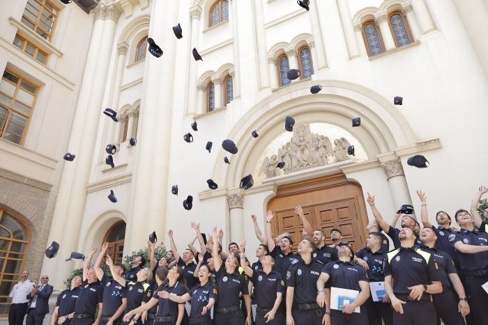 Acto de clausura del XXVI Curso de Formación para el ingreso en los Cuerpos de Policía Local de Aragón