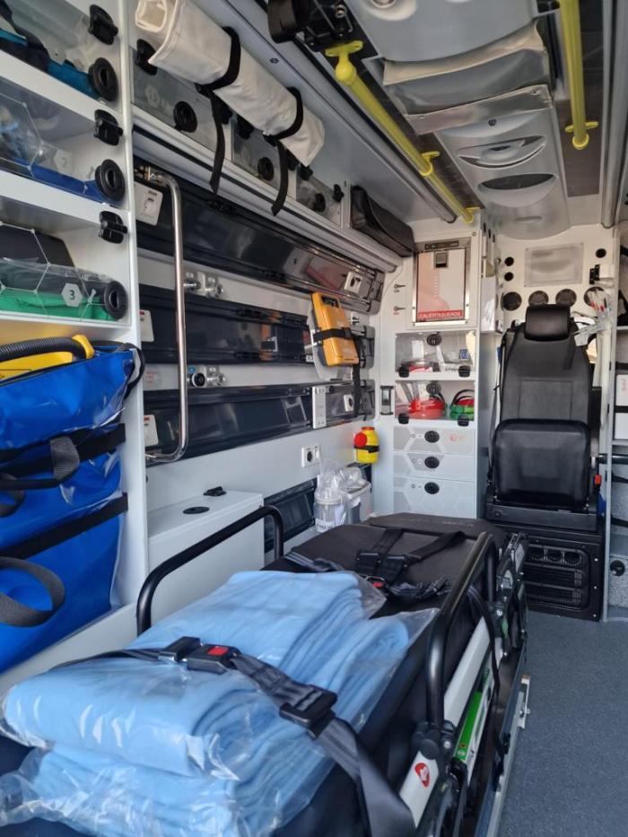 Imagen del interior de uno de los vehículos.