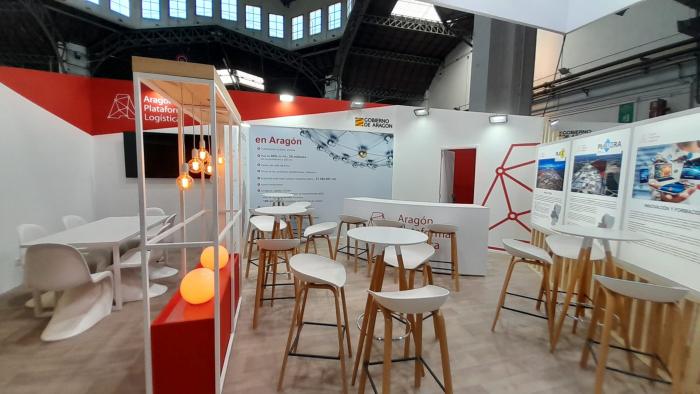 Stand de Aragón Plataforma Logística en el SIL 2023