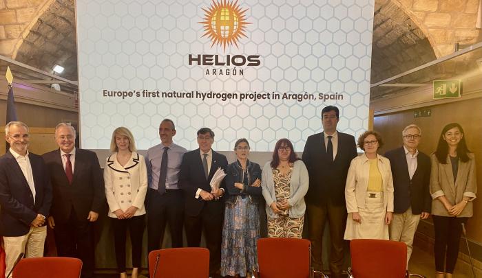 Aliaga asiste a la presentación del Proyecto Hidrógeno Natural Monzón