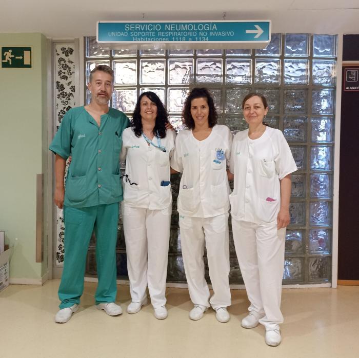 Equipo del Hospital Clínico encargado de las bronquiectasias