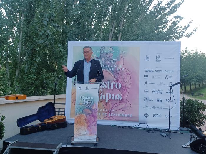 Blasco, en su intervención en la presentación de GastroTapas.