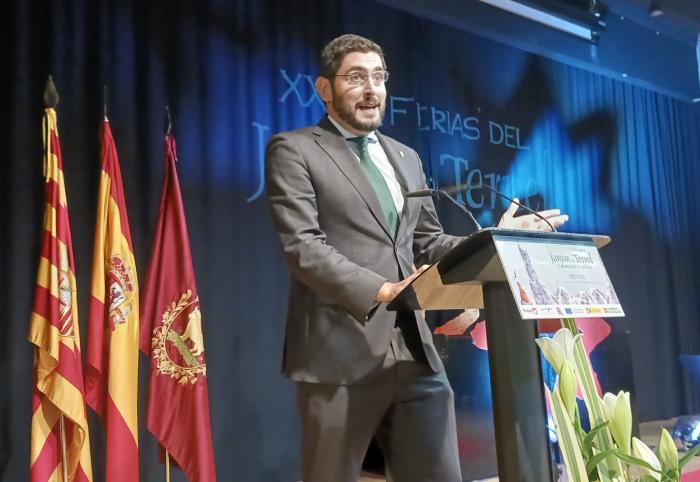 Alejandro Nolasco, en su intervención en el discurso de clausura
