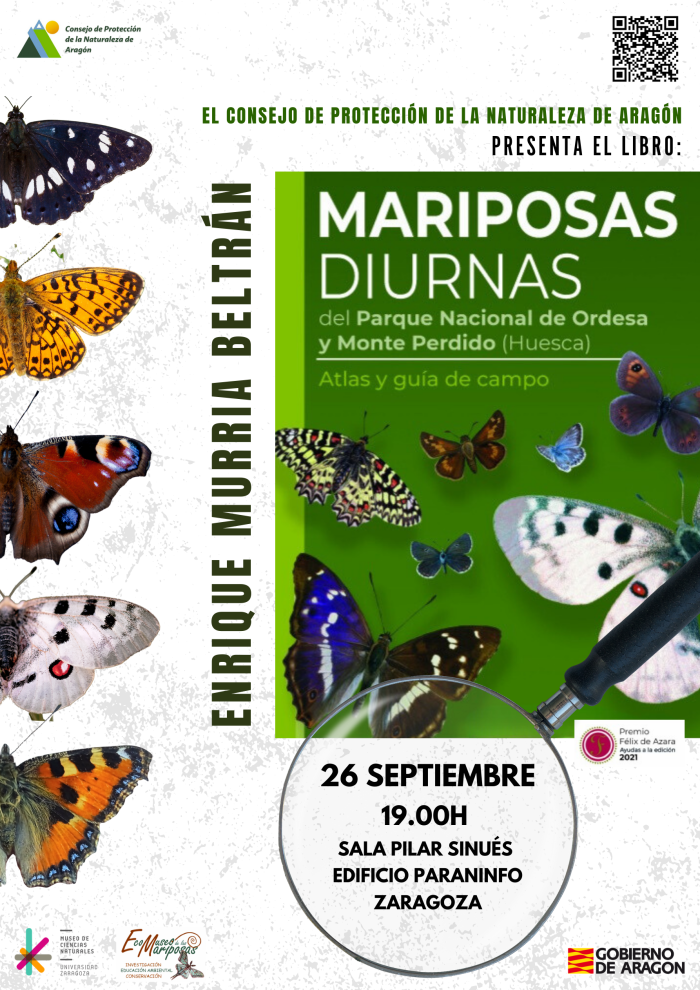 Cartel de la presentación del libro.