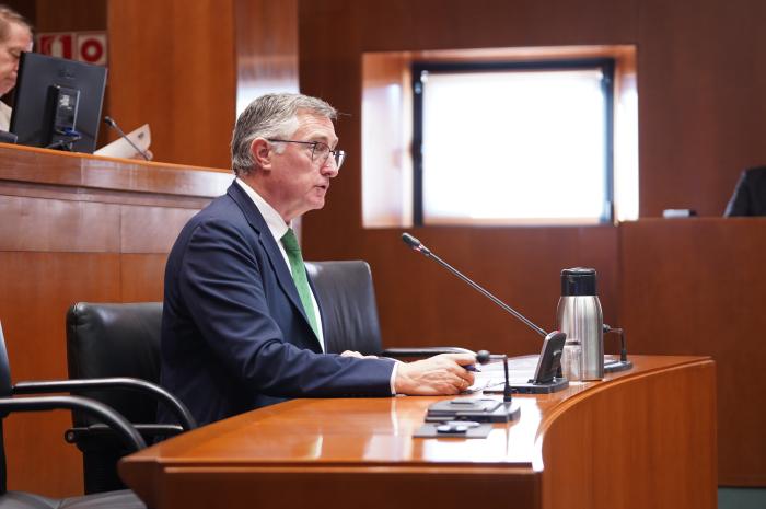 Blasco, durante su intervención.