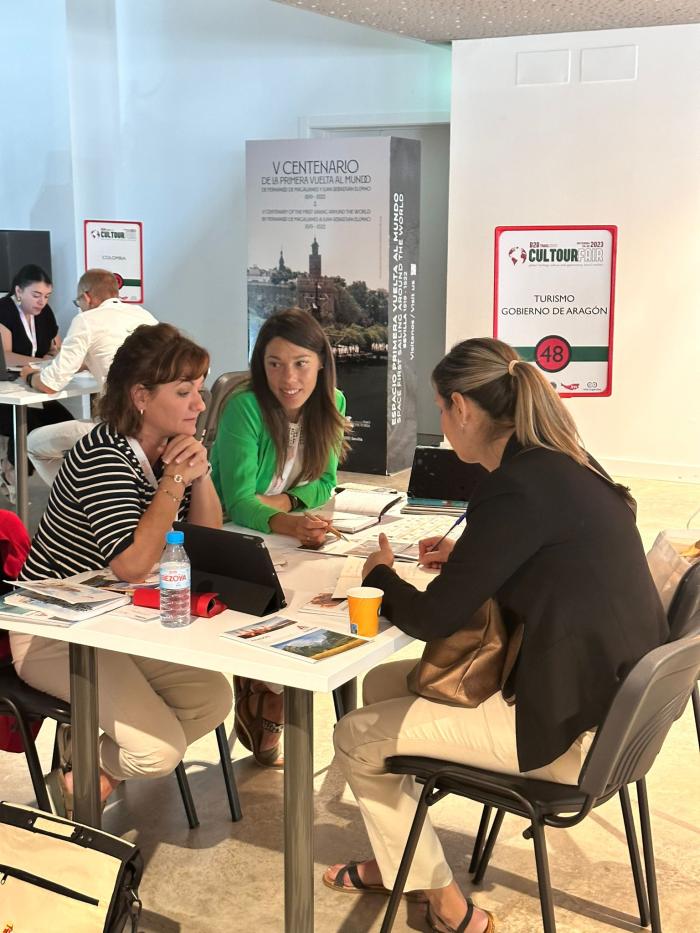Aragón participa por primera vez en la feria sevillana.