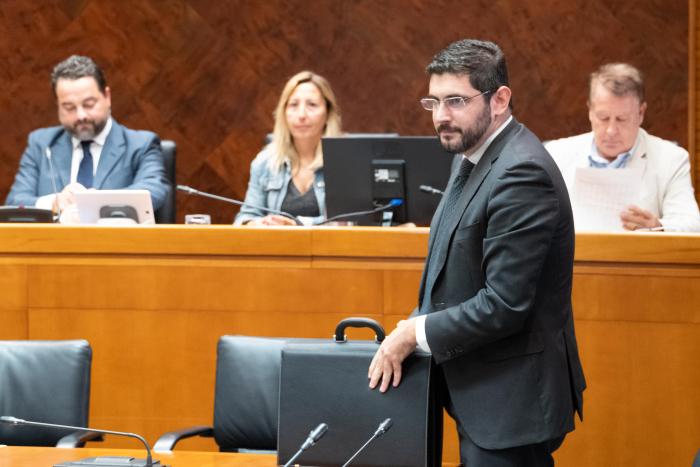 Alejandro Nolasco, este martes en las Cortes de Aragón