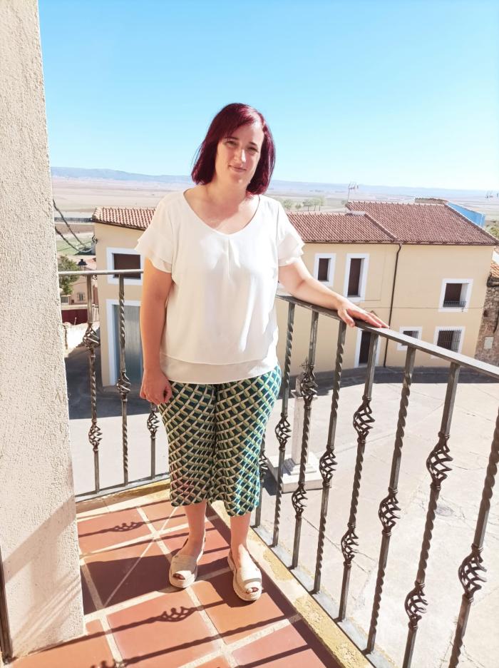 Cristina López Fuertes, ganadera en Argente , Teruel