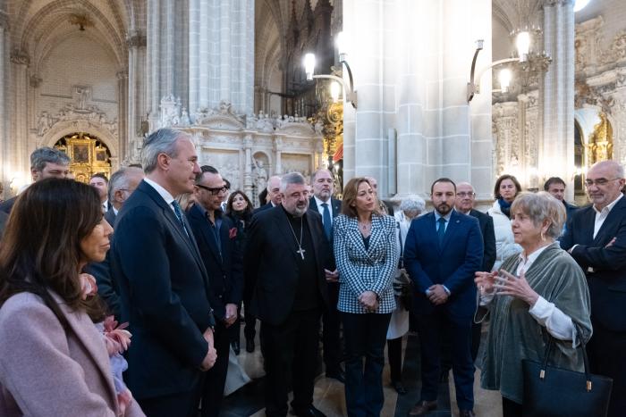 El presidente participa en el XXV aniversario de la reapertura de la Seo y del acceso femenino a la Cartuja de Aula Dei