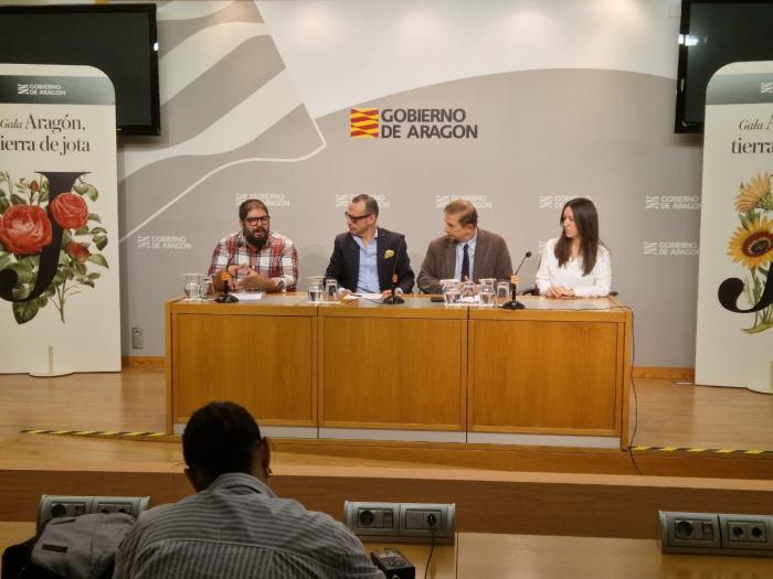 Presentación de la gala Aragón, tierra de jota.