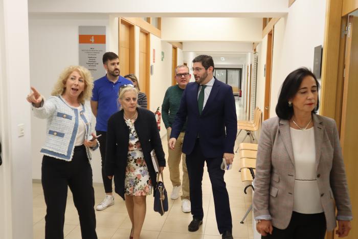 Visita al IMLA, dentro del Palacio de Justicia