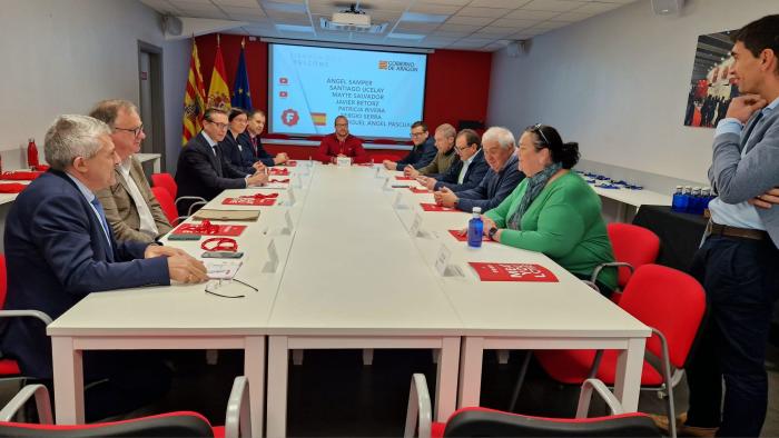 Visita del consejero Samper a FRIBIN y la CGR de Aragón y Cataluña