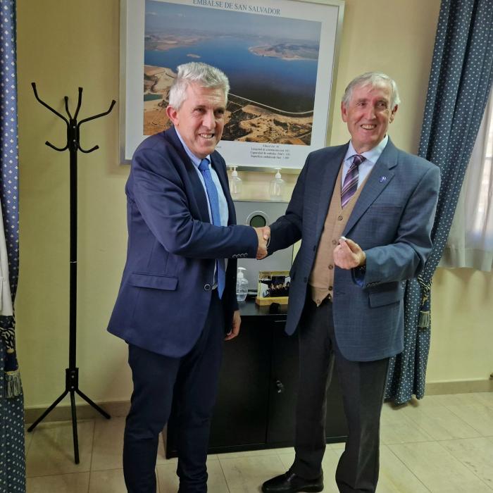 Visita del consejero Samper a FRIBIN y la CGR de Aragón y Cataluña