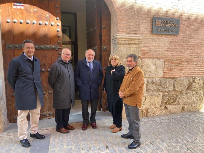 La consejera de Presidencia ha visitado hoy Calatayud.