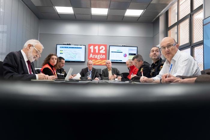 Reunión del CECOPI para realizar seguimiento de la crecida del río Ebro