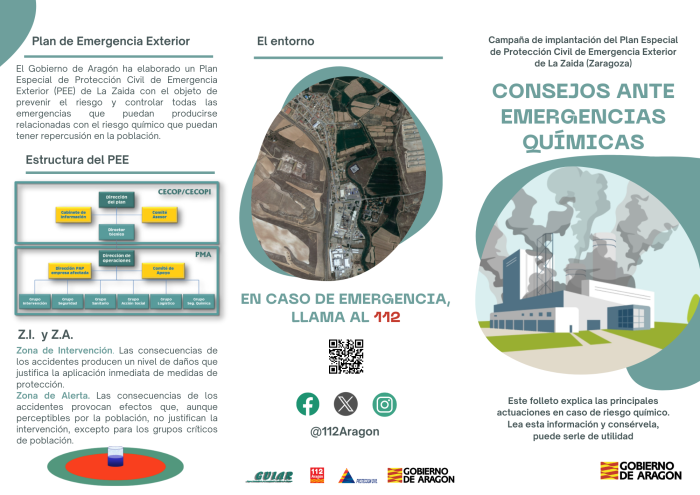 Tríptico informativo de La Zaida