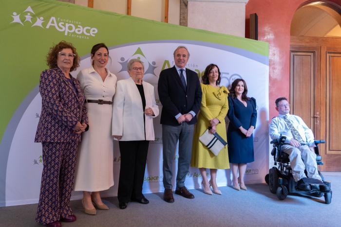 Azcón participa en el 50 aniversario de ASPACE Zaragoza