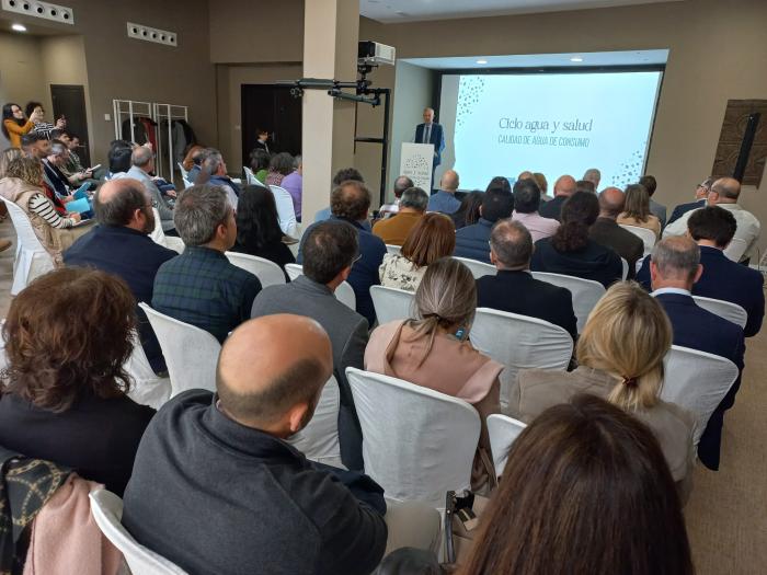 Un momento de la jornada sobre Agua y Salud organizada en Segura de Baños.