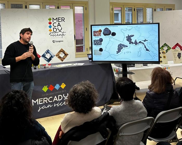 La Despensa Aragón Alimentos Nobles presente en el Mercado San Vicente de Paúl