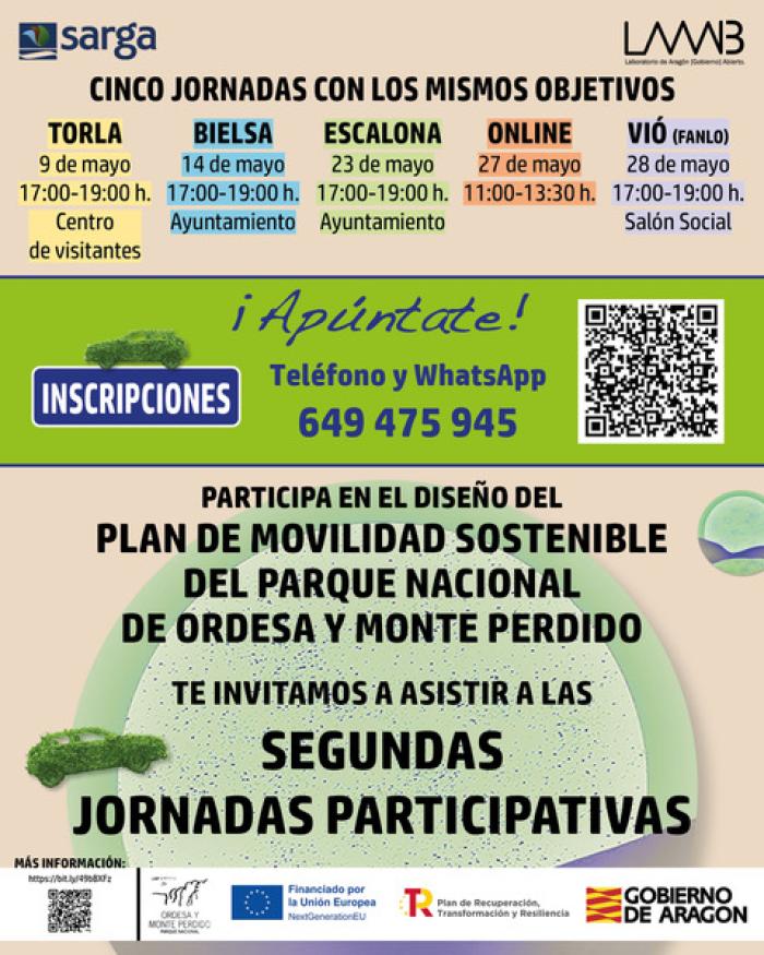 Cartel de la segunda fase de las jornadas de participación.