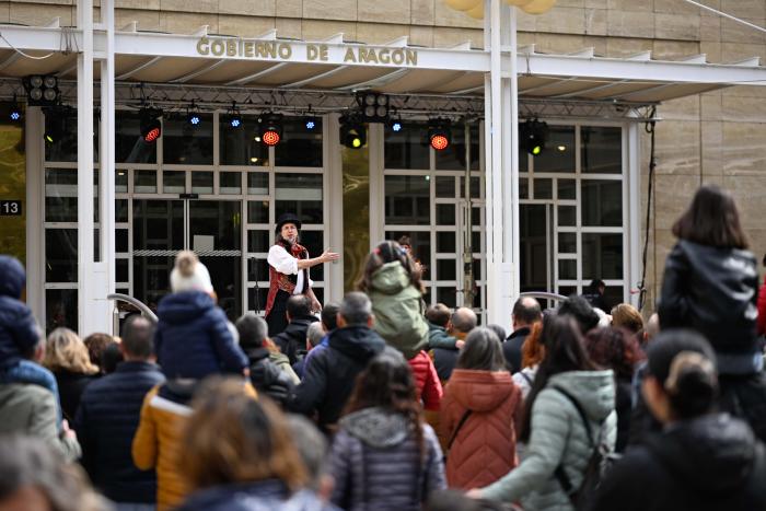 Celebración del Día de Aragón en el edificio Pignatelli.