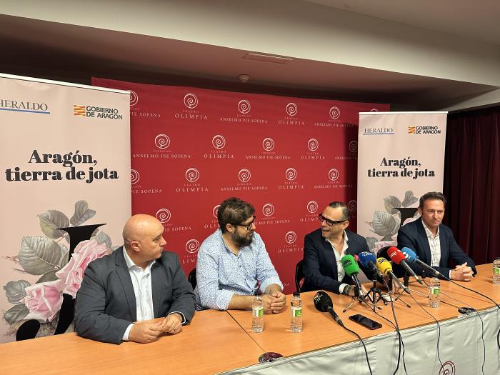 Presentación de la gala de la jota de Huesca.