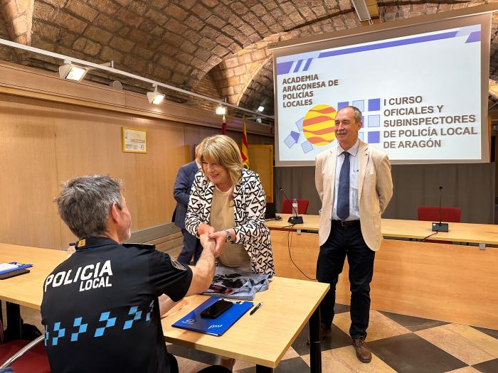 Curso de formación de la Academia Aragonesa de Policías Locales.