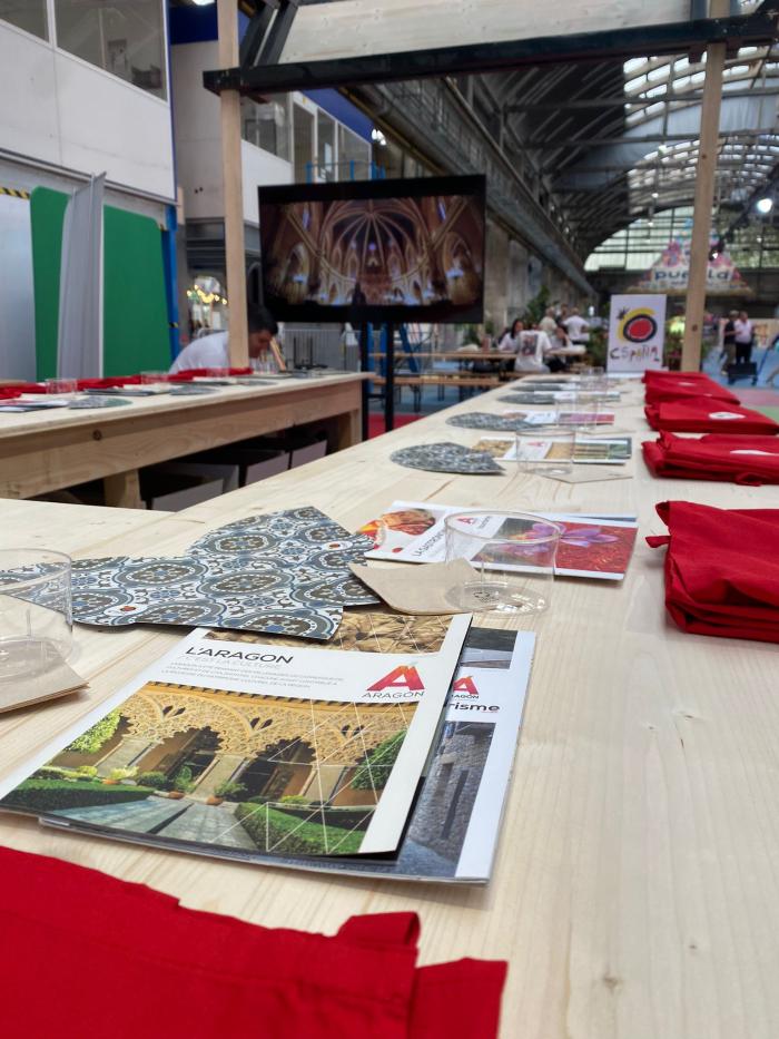 Aragón ha participado en el evento sobre gastronomía que ha tenido lugar en Lyon.